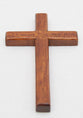 Cross: 10Cm, Bevelled Edge, Hanging (Mahogany)