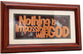 Framed Carving: Nothing is Impossible With God (Mahogany)