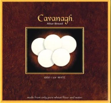 Communion Altar Bread: 1 3/8" White (Wafers)