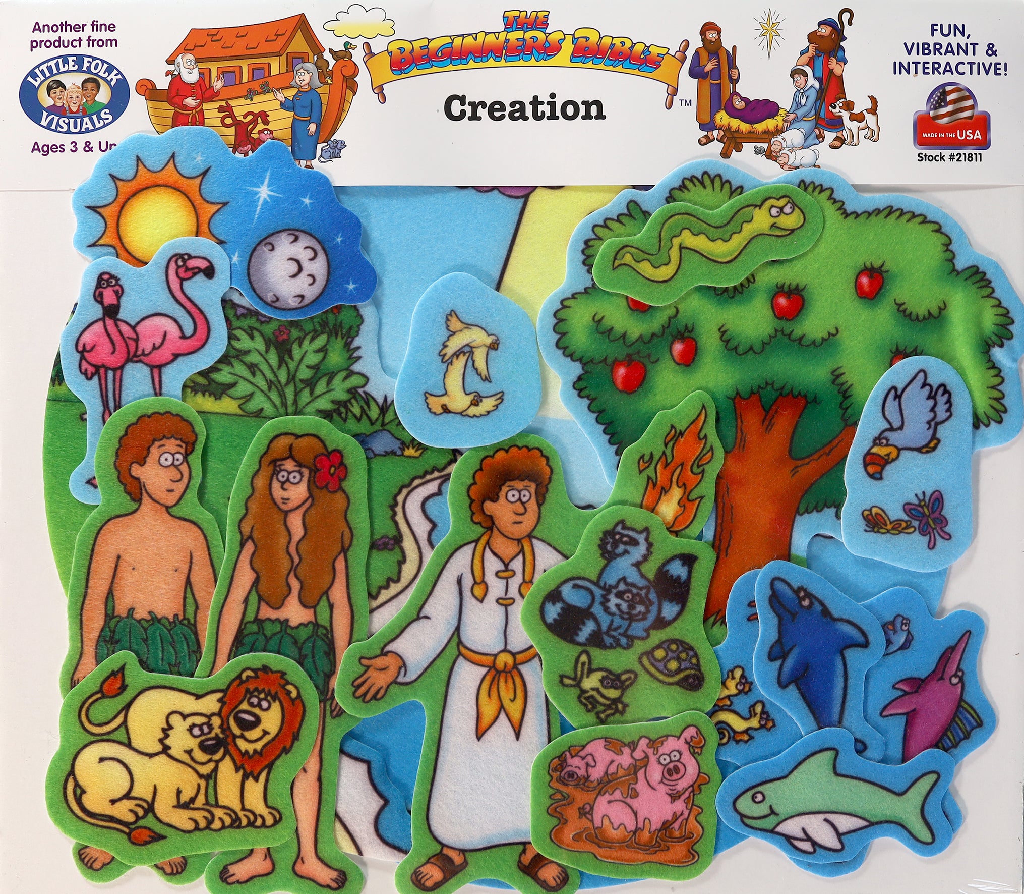 Creation/Adam and Eve (Beginner's Bible In Felt Series)