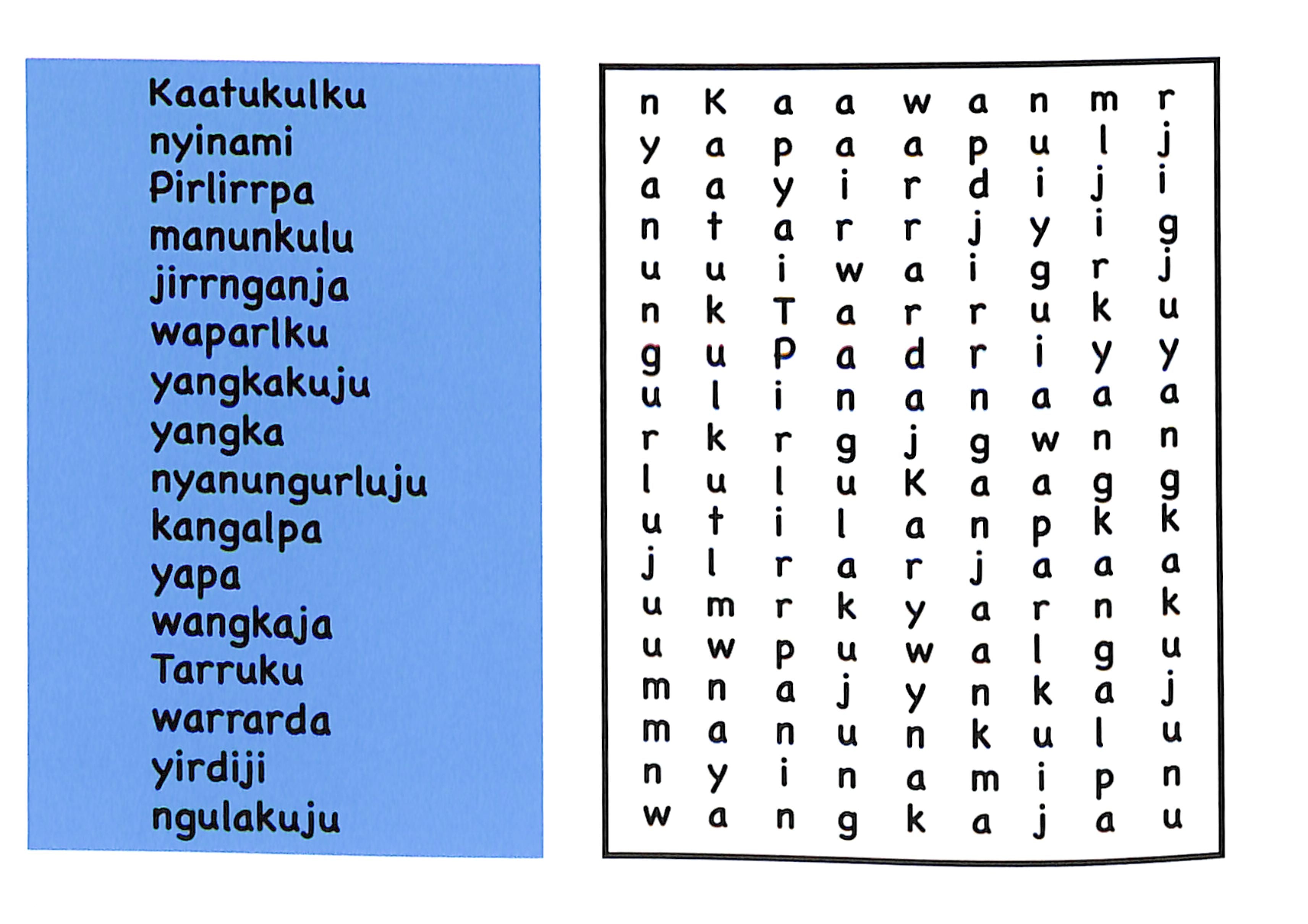 Walking With Jesus (Warlpiri)
