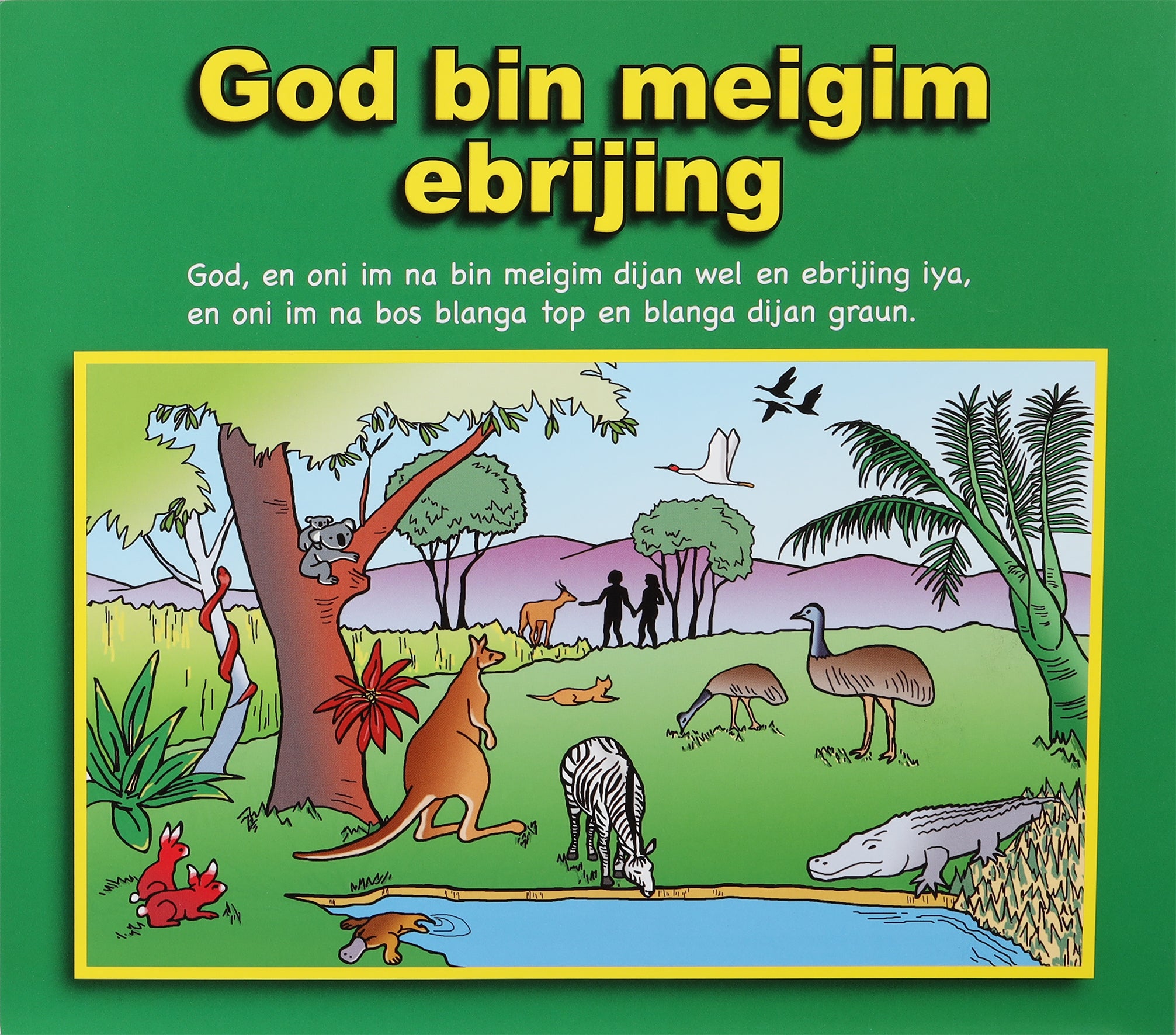 Creation Story Poster 3 Panel Concertina Poster (Kriol)