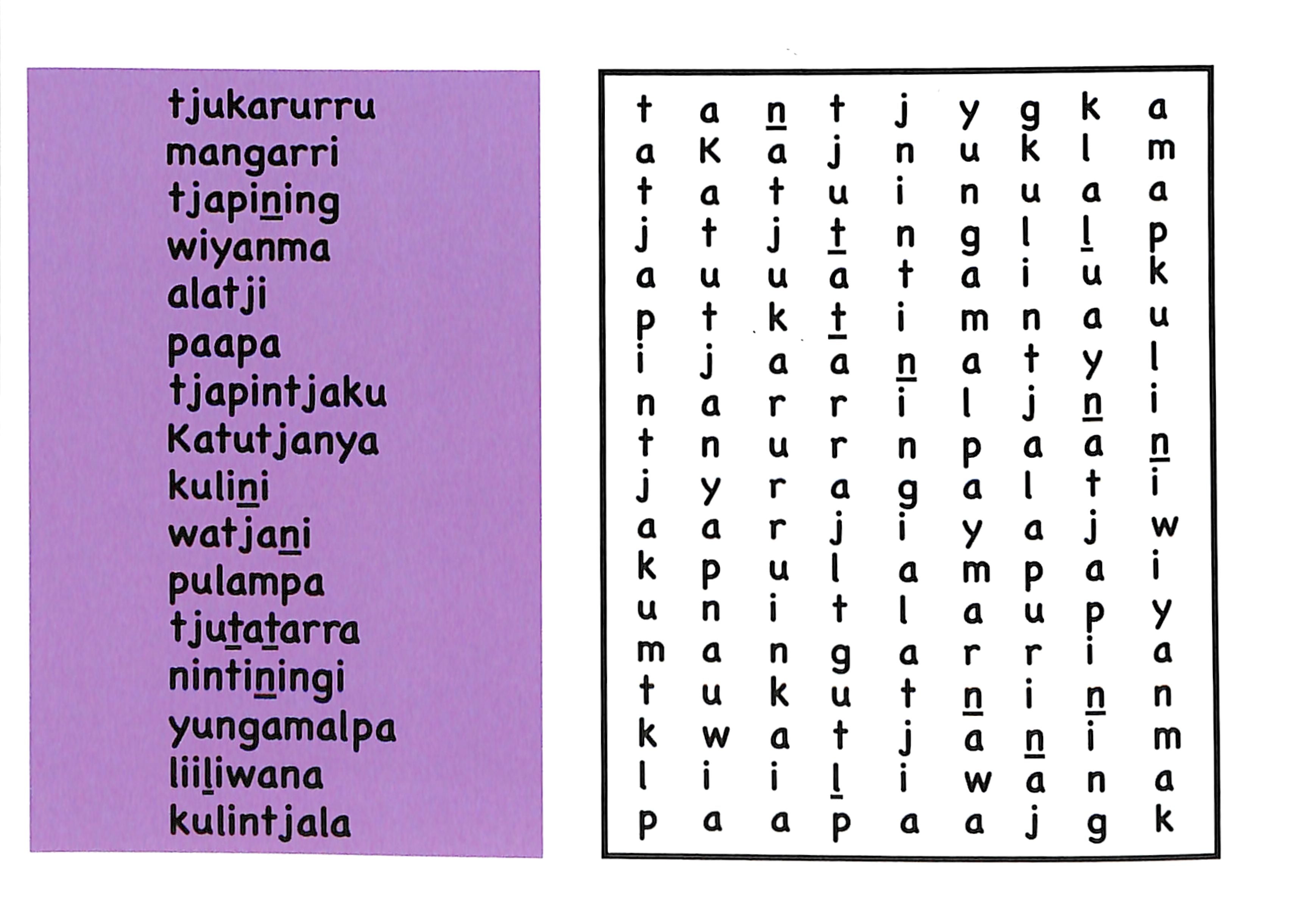 Prayer (Luritja/pintupi)