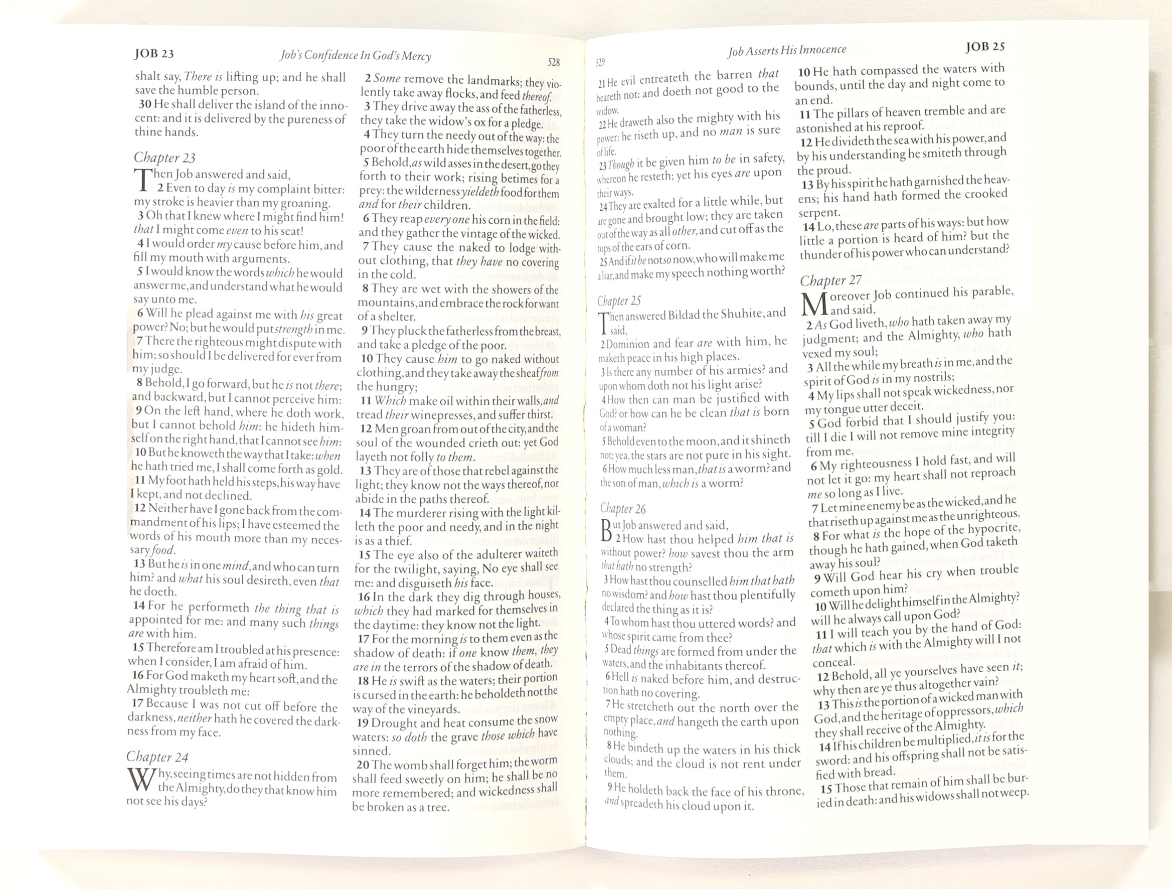 KJV Holy Bible Black