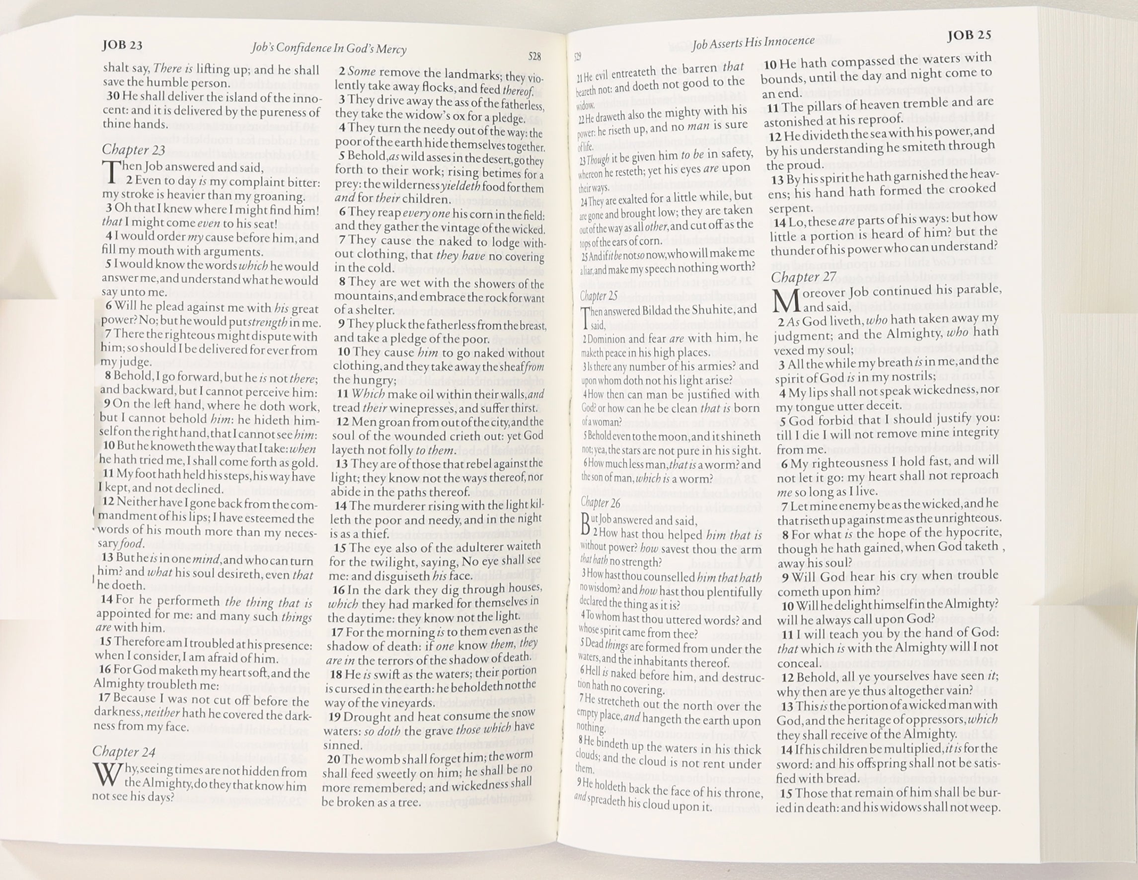 KJV Holy Bible Black