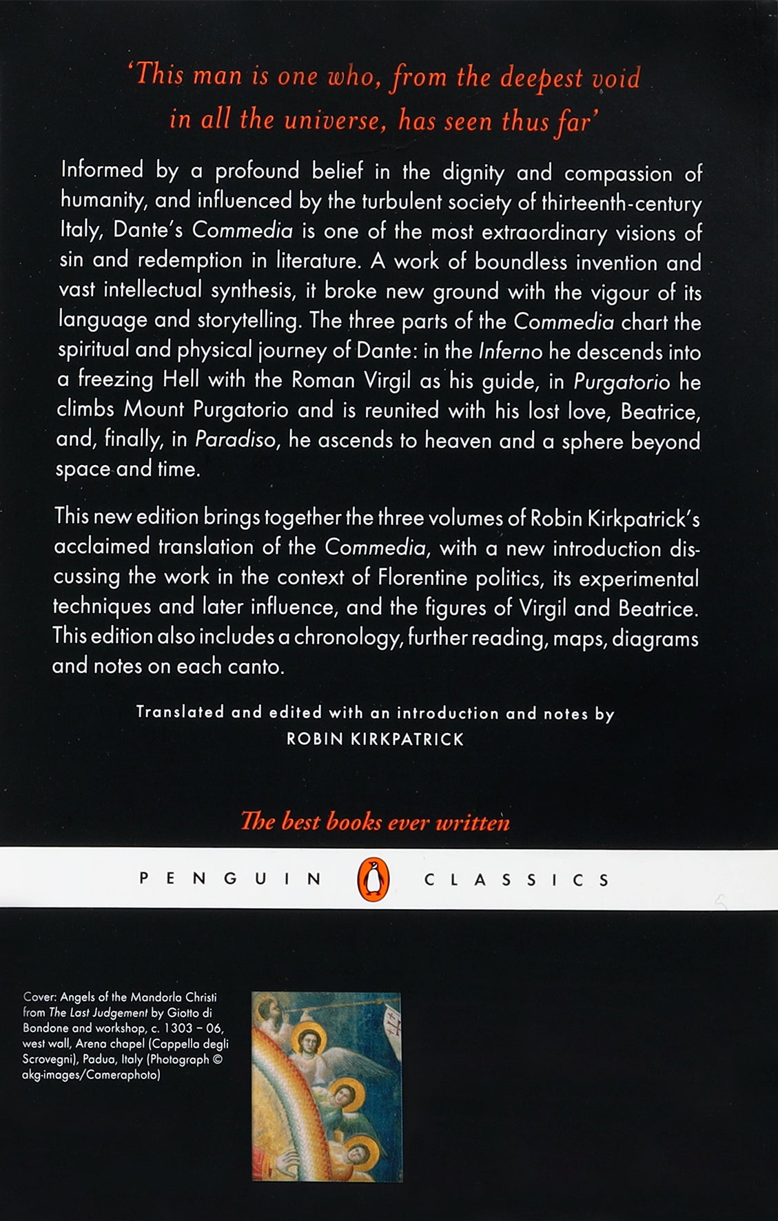 The Divine Comedy: Inferno, Purgatorio, Paradiso (Penguin Black Classics Series)