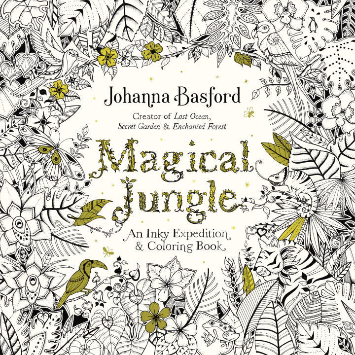 Magical Jungle (Adult Coloring Books Series)