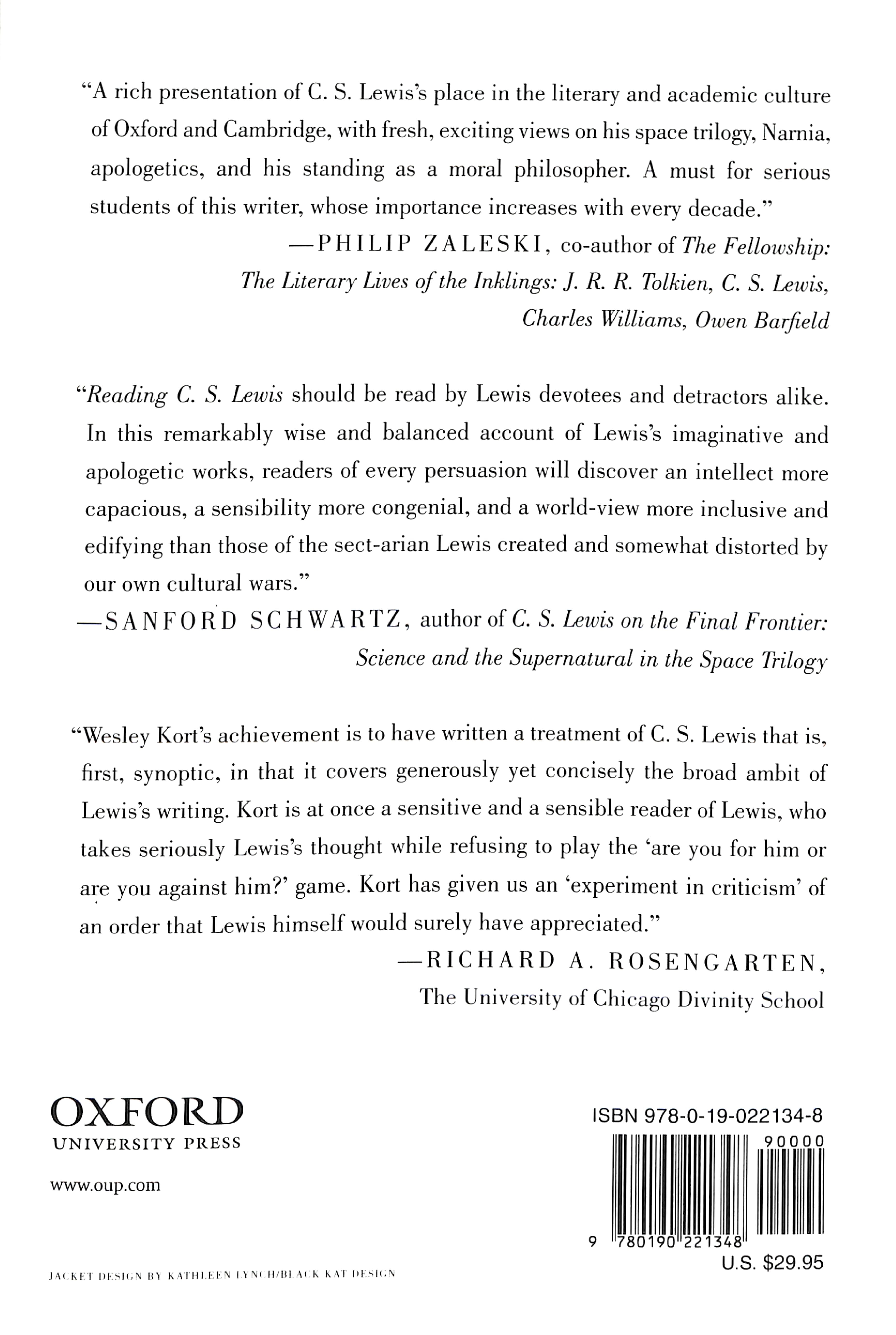 Reading C S Lewis: A Commentary