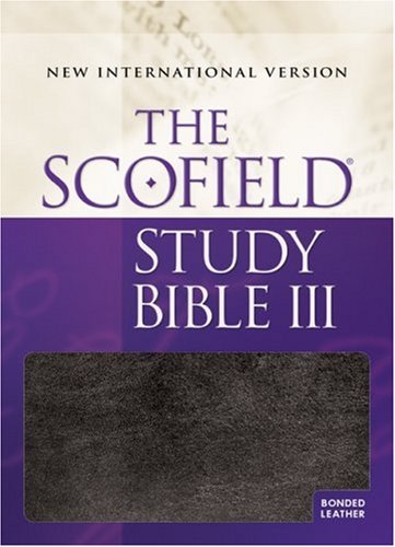 NIV The Scofield Study Bible III (1984 original NIV text) Black/Burgundy