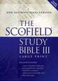 NIV Scofield Study Bible III, Large Print, Burgundy (1984 original NIV text)