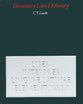 Elementary Latin Dictionary