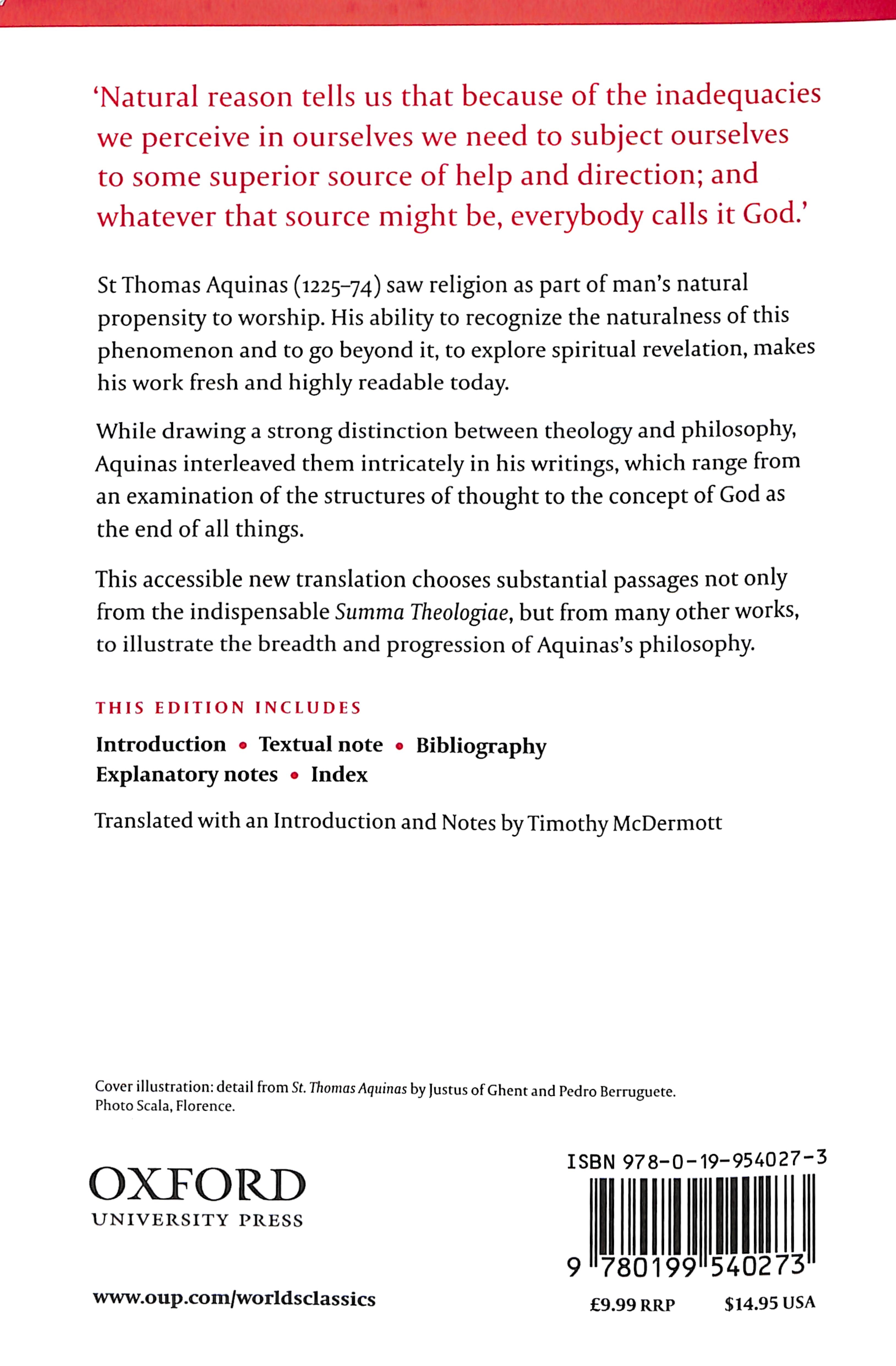 Selected Philosophical Writings (Oxford World's Classics Series)