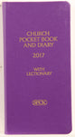 Church Pocket Book and Diary 2017 With Lectionary (Purple)