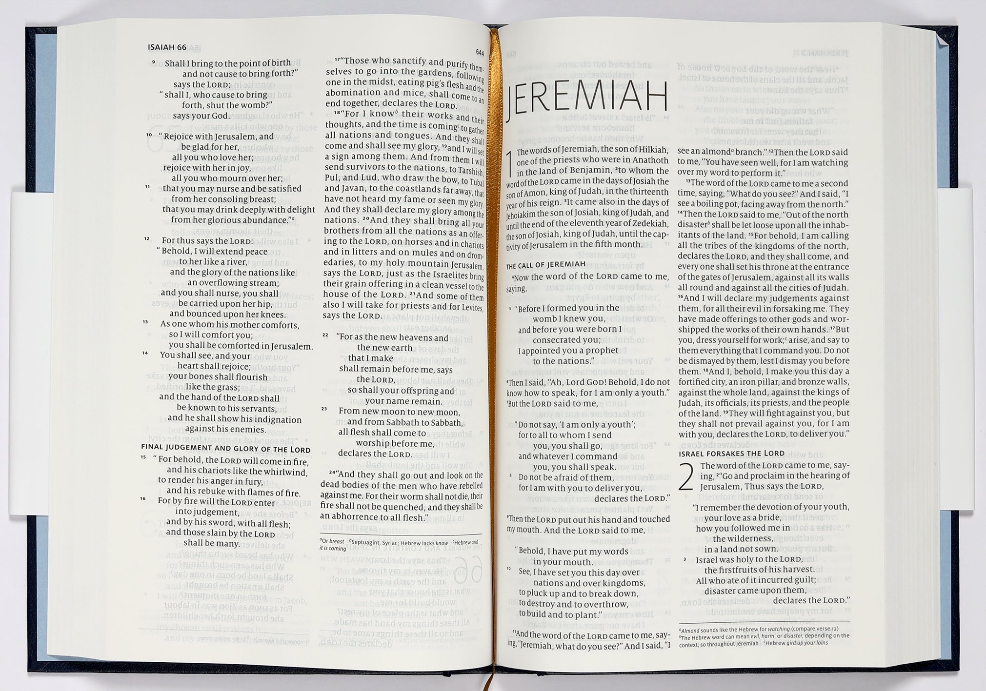 Esv-Ce Holy Bible Deluxe Midnight Blue Edition With Apocrypha