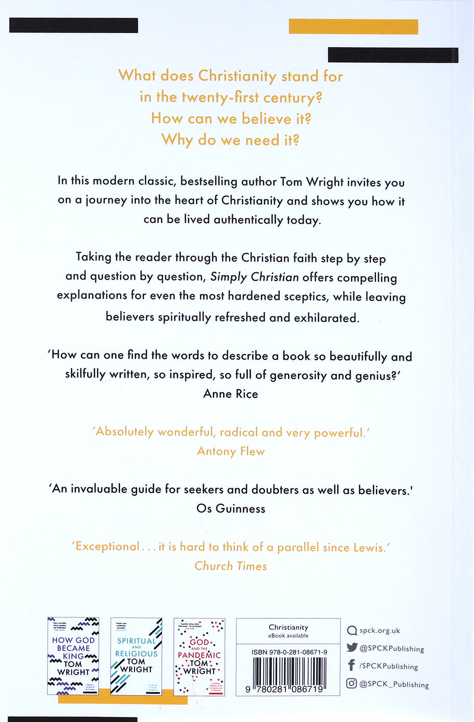 Simply Christian: Why Christianity Makes Sense