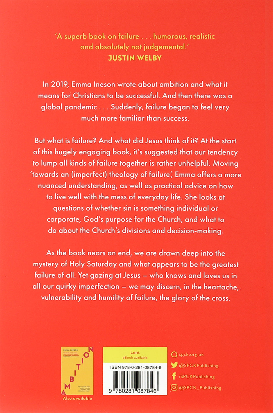 Failure: What Jesus Said About Sin, Mistakes and Messing Stuff Up: The Archbishop of Canterbury's Lent Book 2023