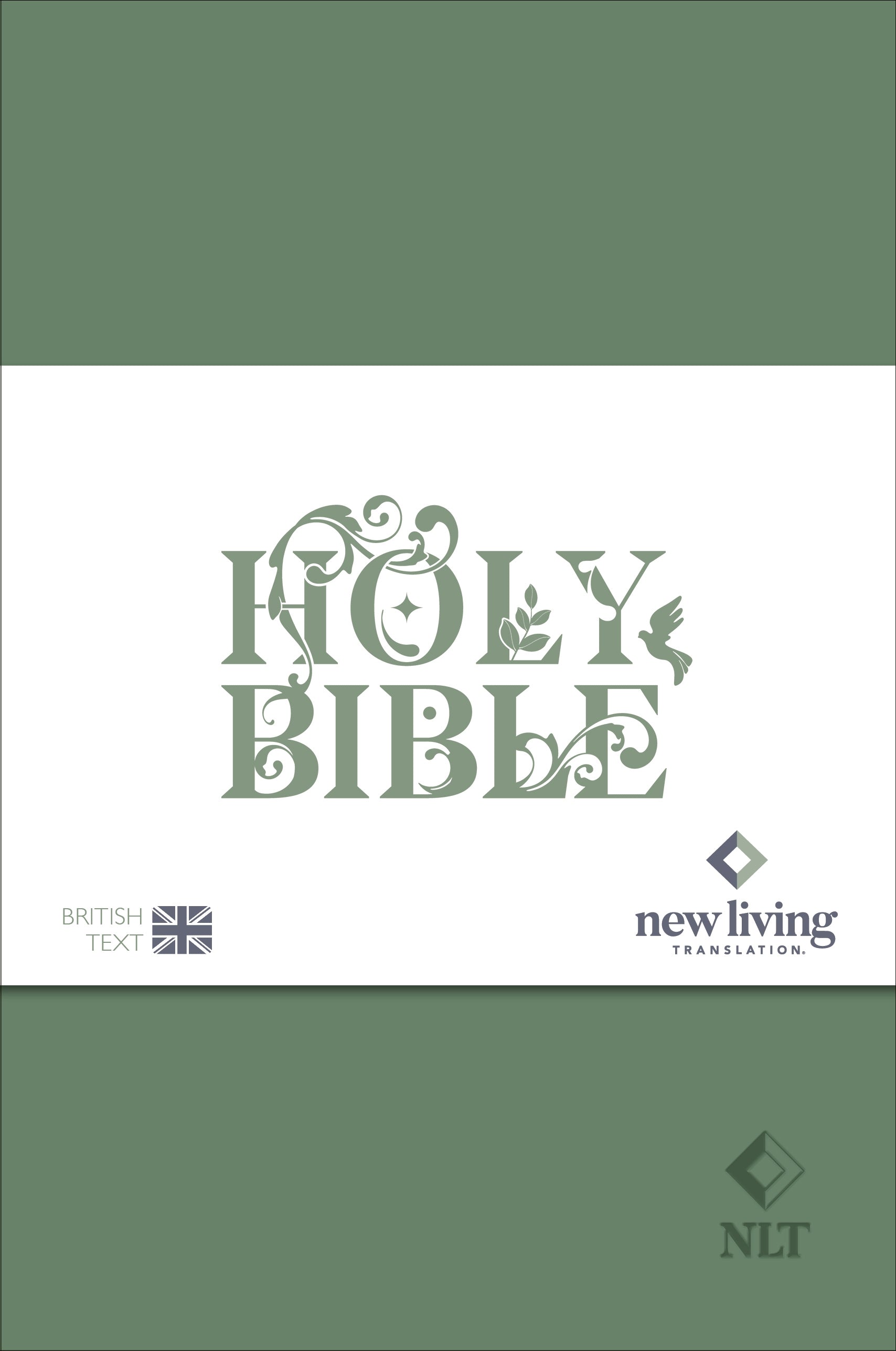 NLT Holy Bible Sage Green (Anglicised)