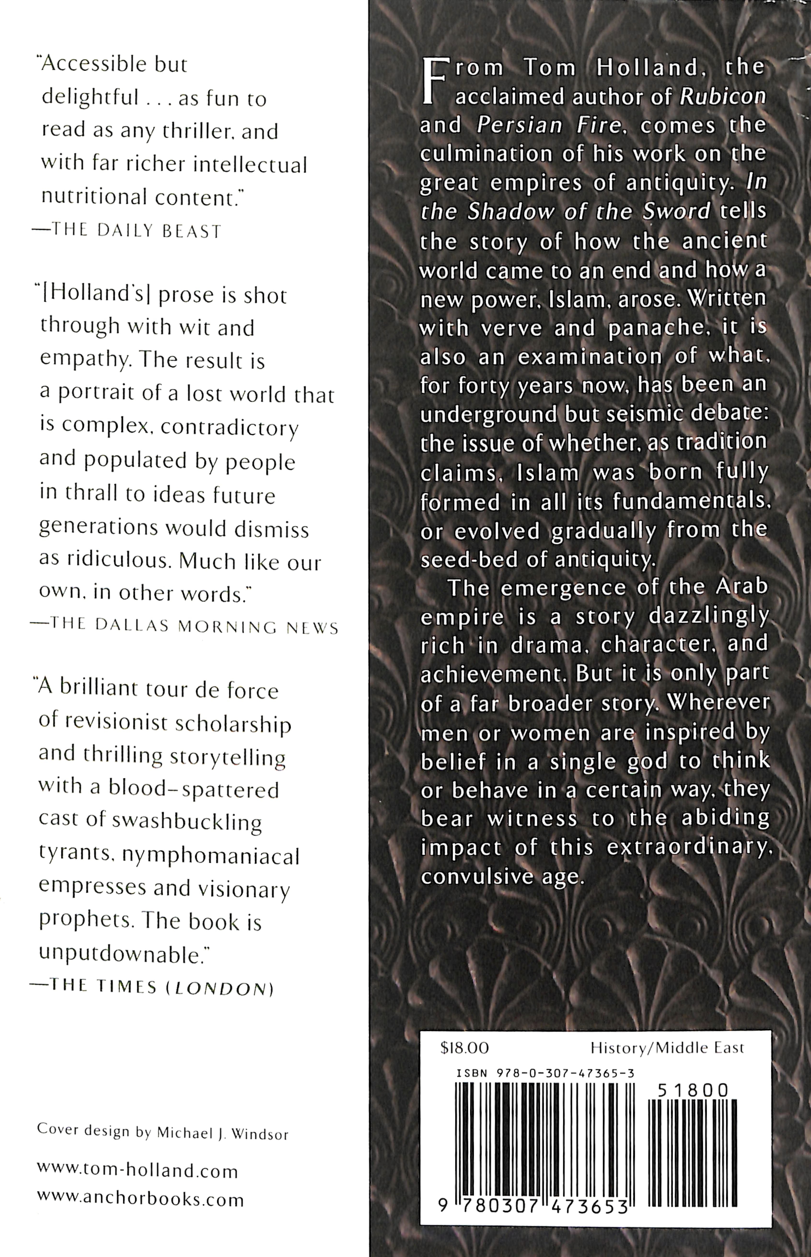 In the Shadow of the Sword: The Birth of Islam and the Rise of the Global Arab Empire