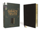 NASB Grace and Truth Study Bible European Bonded Leather Black 1995 Text (Red Letter Edition)