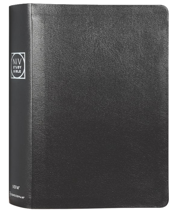 NIV Study Bible Large Print Black (Red Letter Edition) Fully Revised Edition (2020)