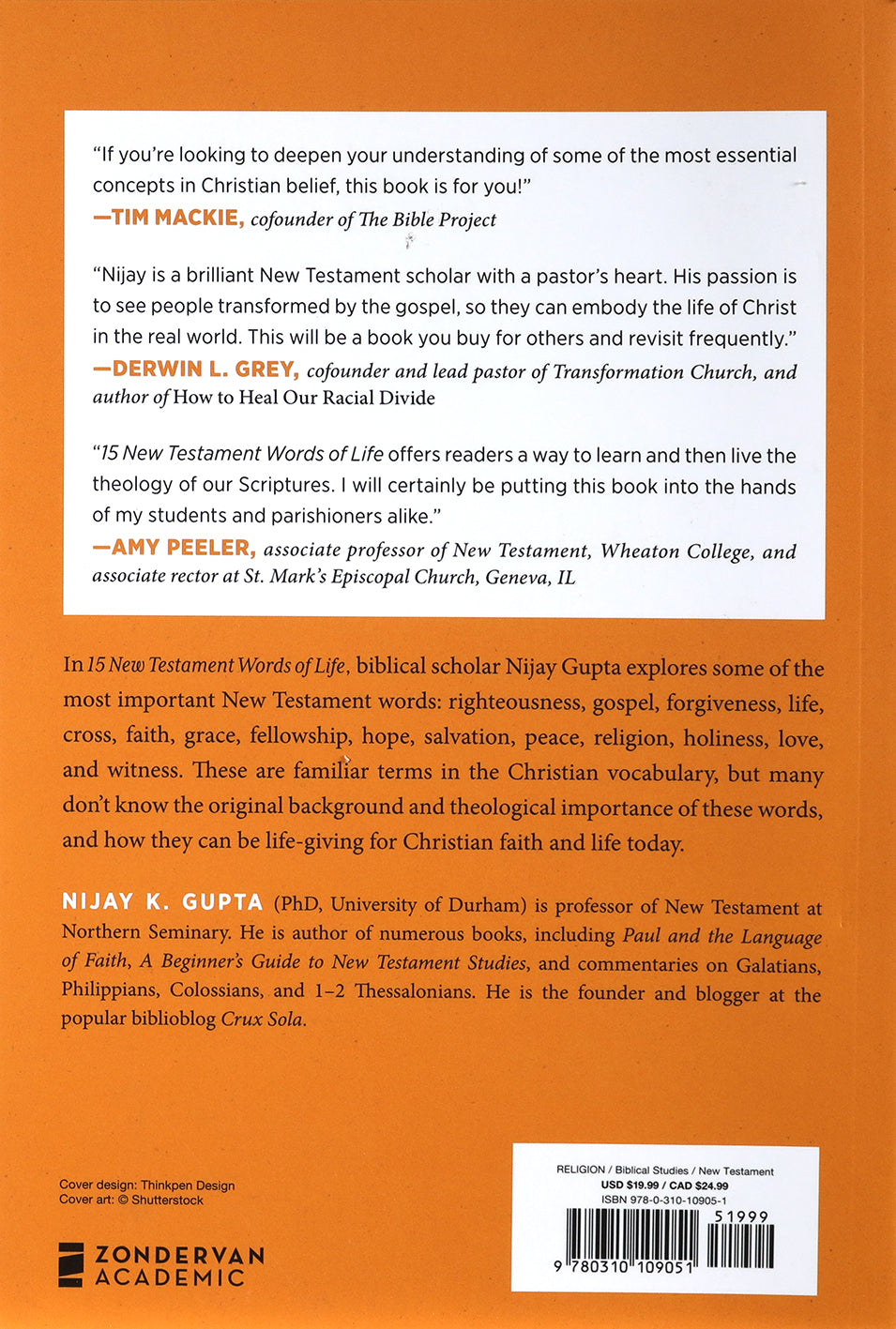 15 New Testament Words of Life: A New Testament Theology For Real Life