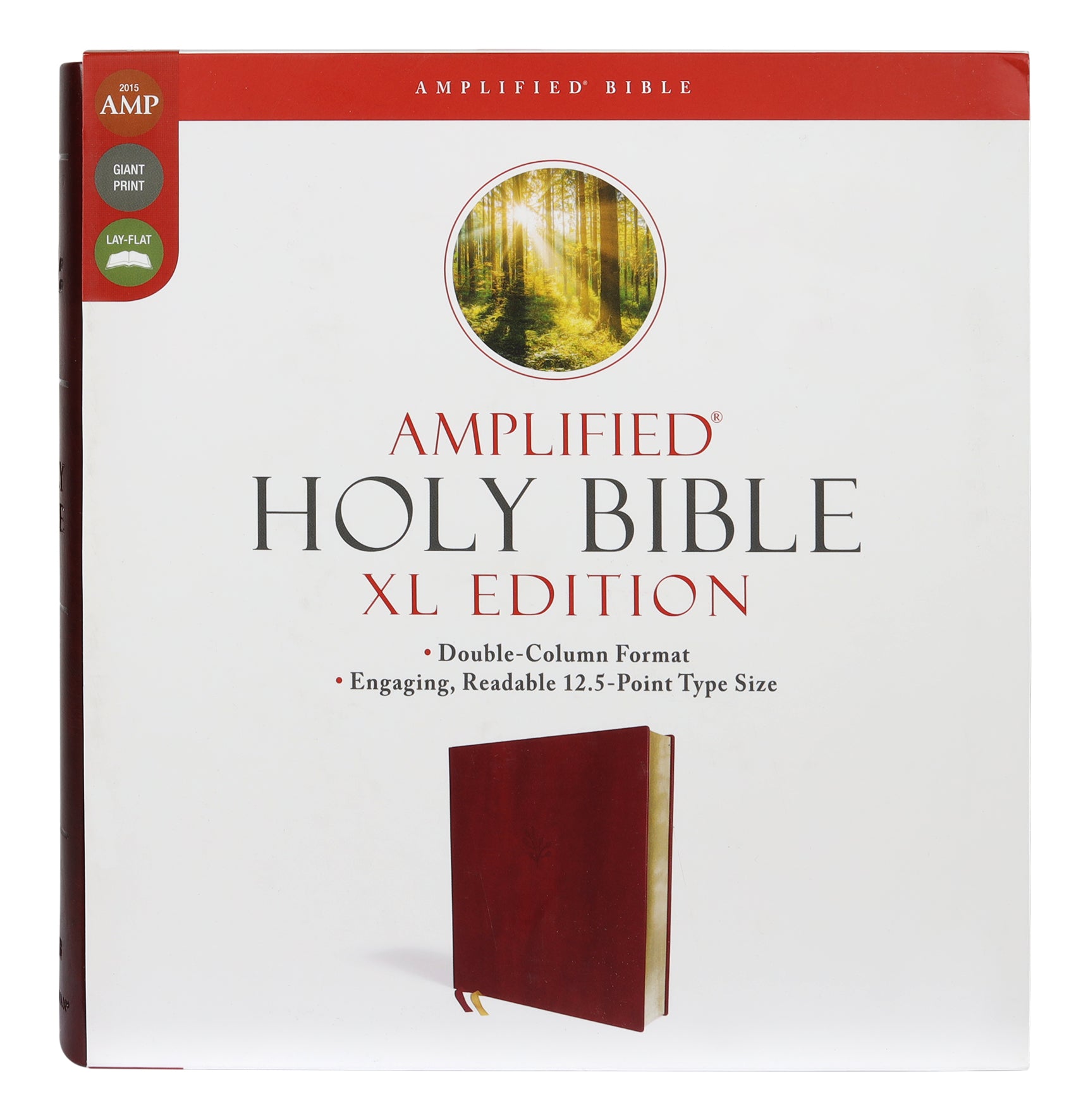 Amplified Holy Bible Xl Edition Burgundy