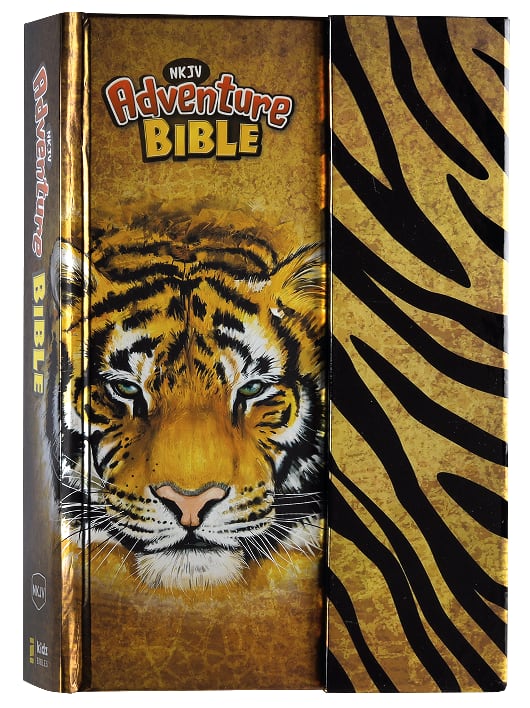 NKJV Adventure Bible With Tiger Magnetic Closure