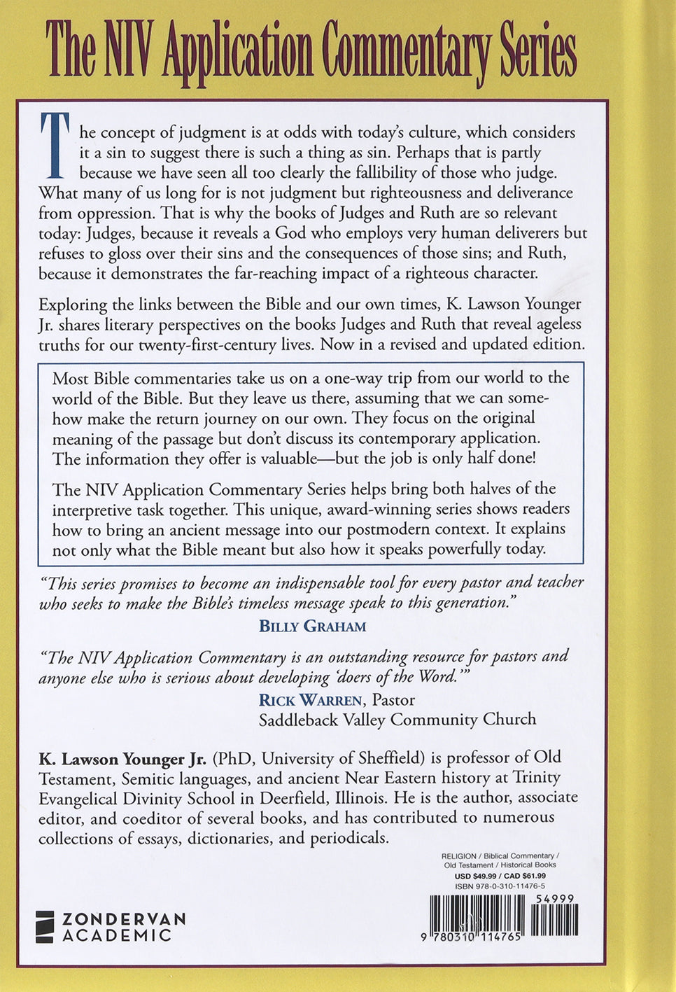 Judges, Ruth (Niv Application Commentary Series)