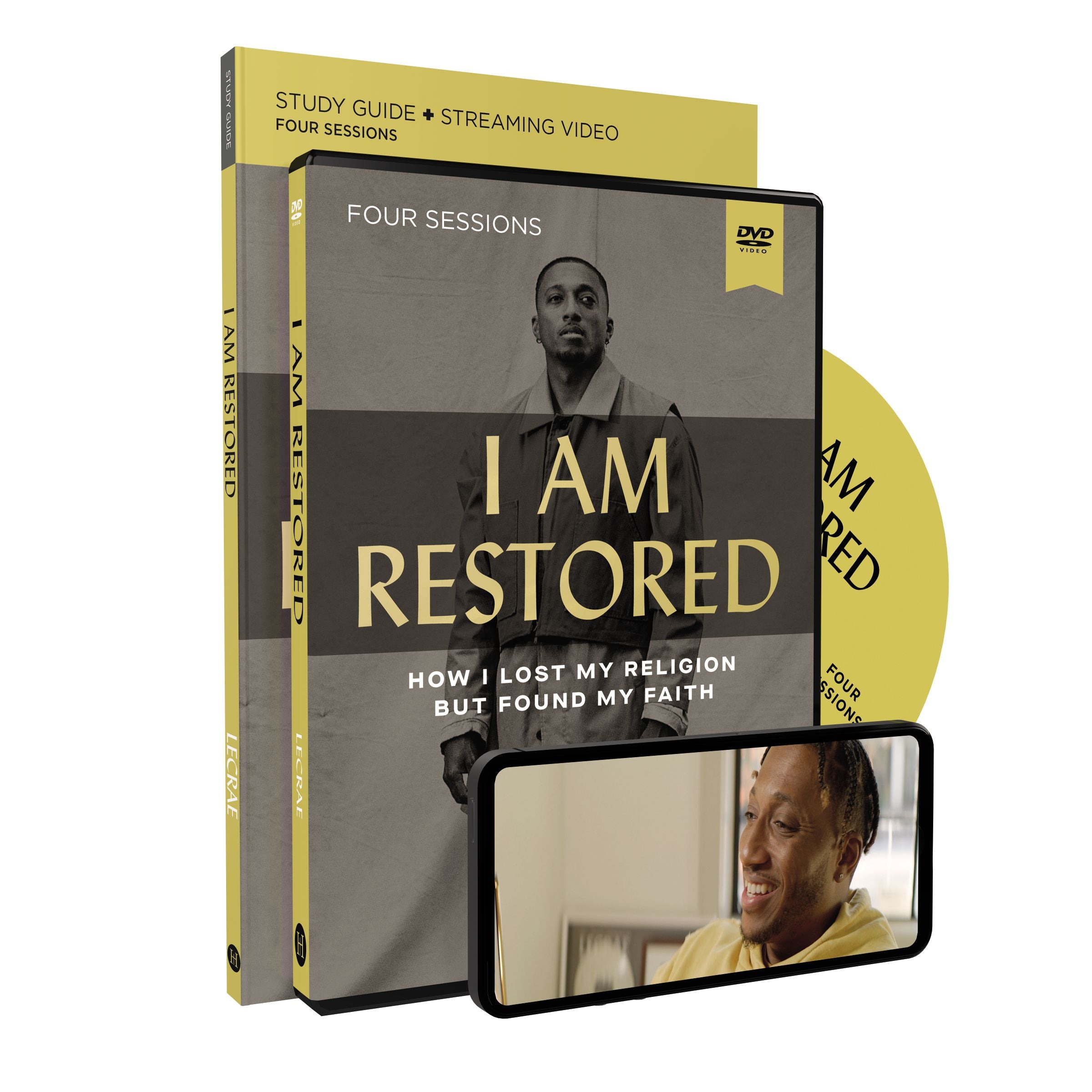 I Am Restored: How I Lost My Religion But Found My Faith (Study Guide With Dvd)
