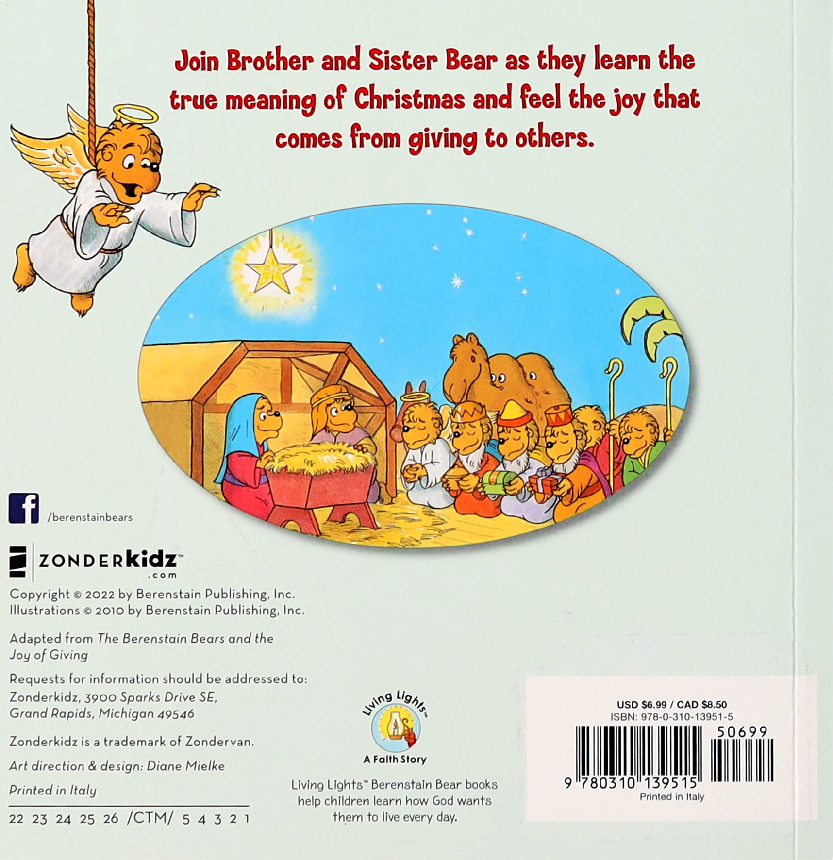 Berenstain Bears and the Joy of Giving For Little Ones: The True Meaning of Christmas (The Berenstain Bears Series)
