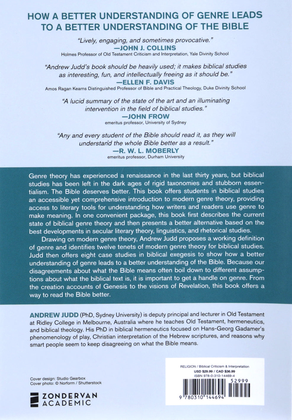 Modern Genre Theory: An Introduction for Biblical Studies