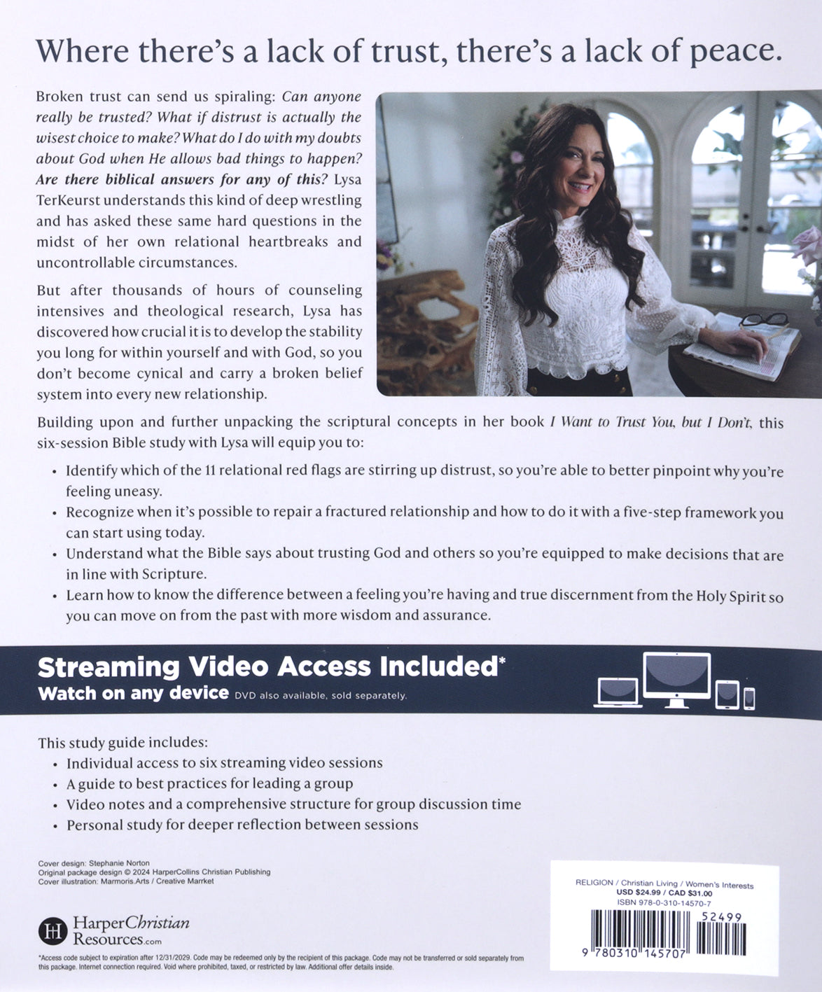 I Want to Trust You, but I Don't (Bible Study Guide plus Streaming Video): Moving Forward When You’re Skeptical of Others, Afraid of What God Will Allow, and Doubtful of Your Own Discernment
