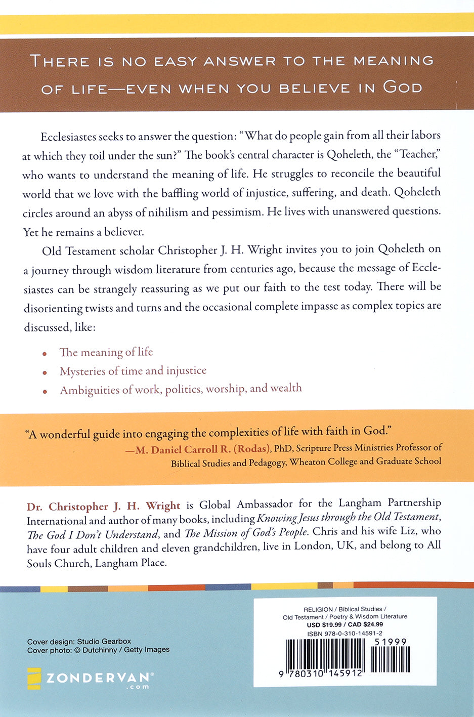 Hearing the Message of Ecclesiastes: Questioning Faith in a Baffling World
