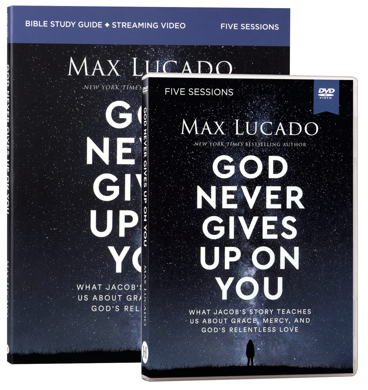 God Never Gives Up on You: What Jacob's Story Teaches Us About Grace, Mercy, and God's Relentless Love (Study Guide With Dvd)