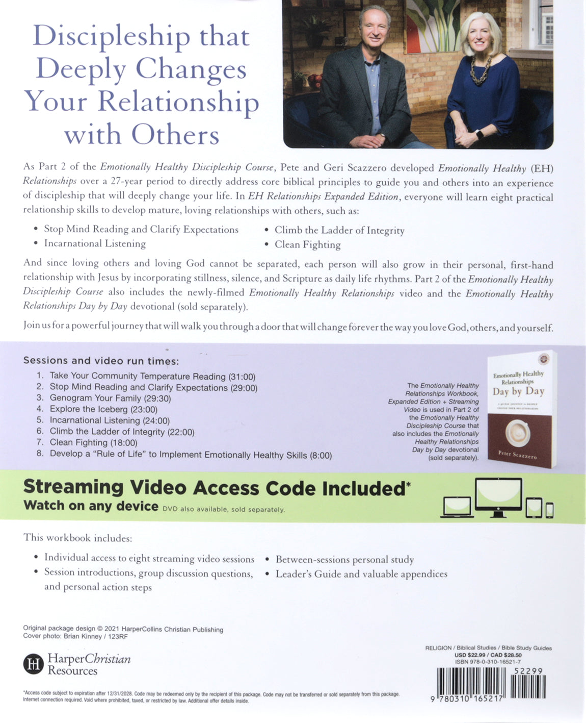 Emotionally Healthy Relationships Expanded Edition Workbook Plus Streaming Video: Discipleship That Deeply Changes Your Relationship With Others
