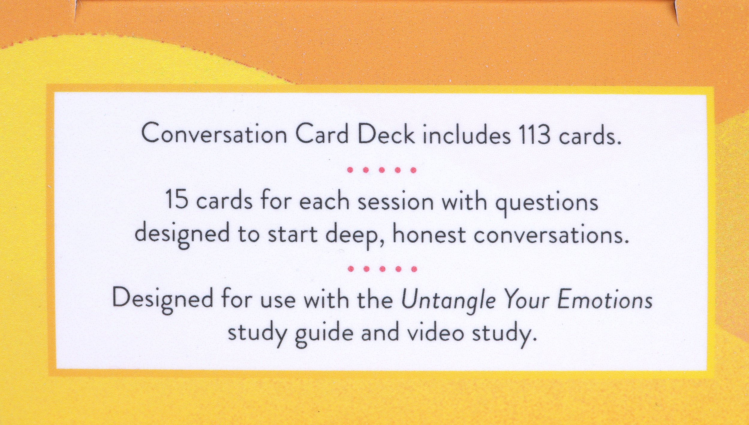 Untangle Your Emotions Conversation Card Deck: The Wild Emotions We Feel and a Simple Plan to Heal