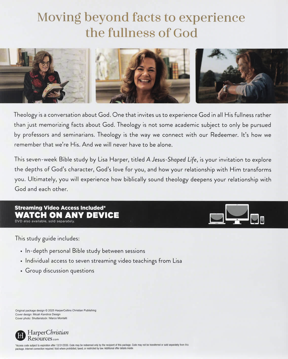 A Jesus-Shaped Life (6 session Bible Study Guide plus Streaming Video): How Diving Deeper into Theology Can Transform Us and Our World with the Radical Kindness