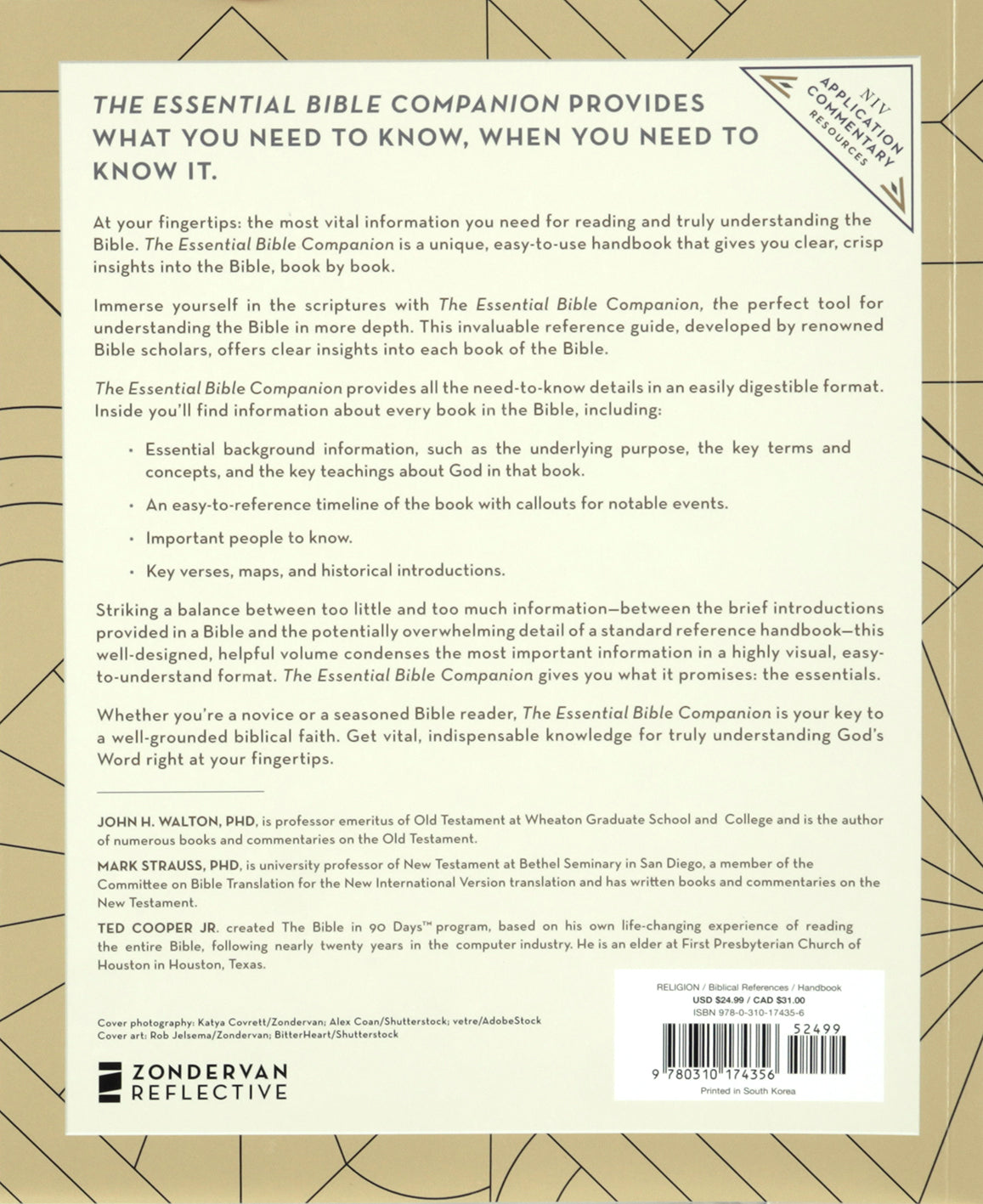 The Essential Bible Companion: Key Insights for Reading God’s Word (NIV Application Commentary Resources Series)