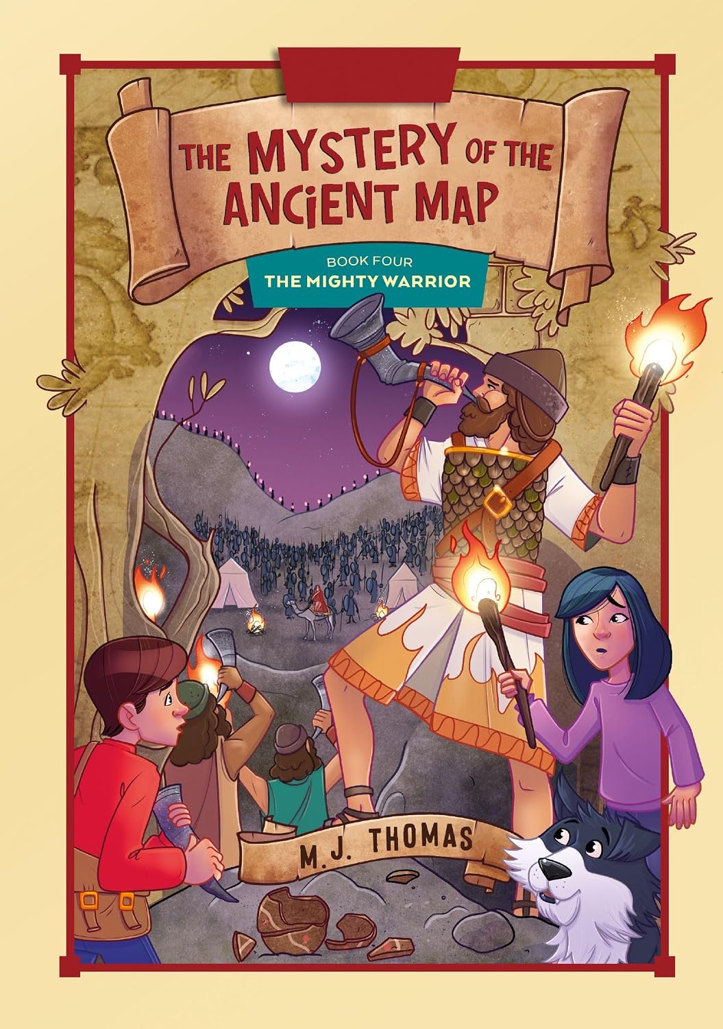 The Mighty Warrior (#04 in Hidden Scrolls: The Mystery of the Ancient Map Series)