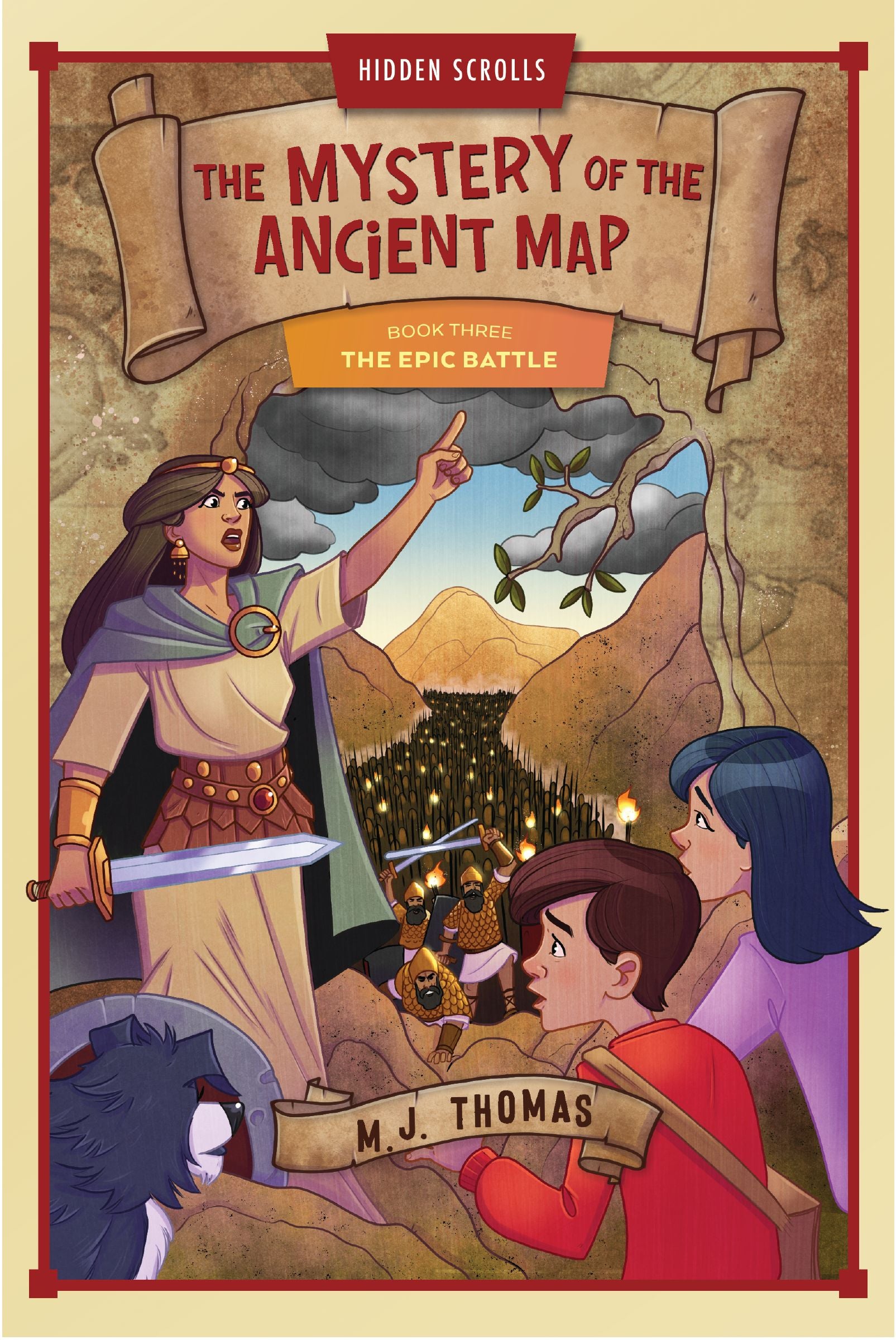 The Epic Battle (#03 in Hidden Scrolls: The Mystery of the Ancient Map Series)