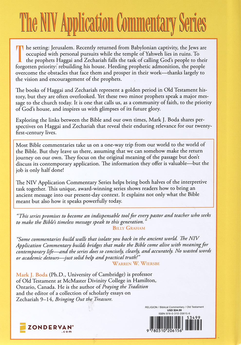 Haggai/Zechariah (Niv Application Commentary Series)