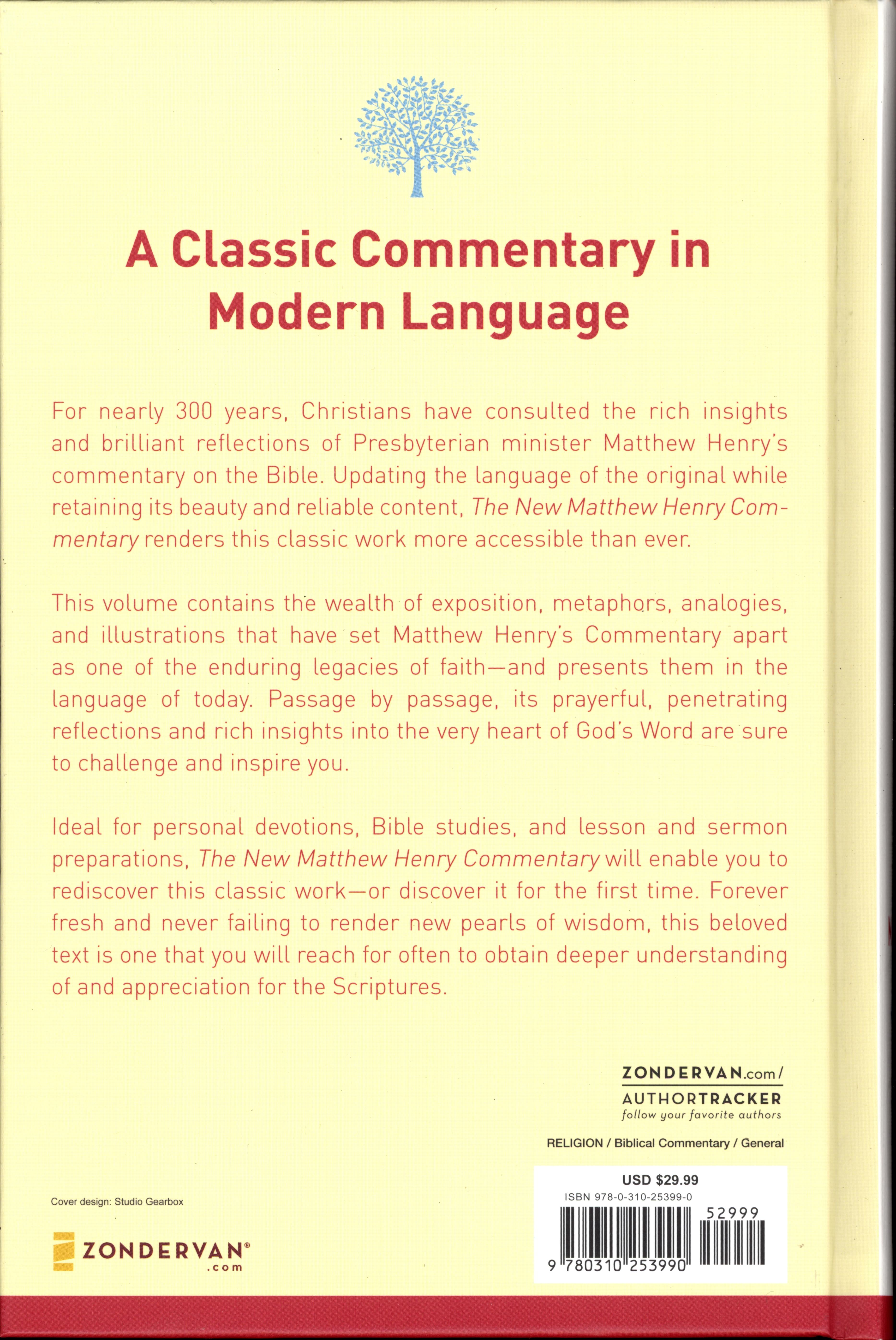 The New Matthew Henry Commentary