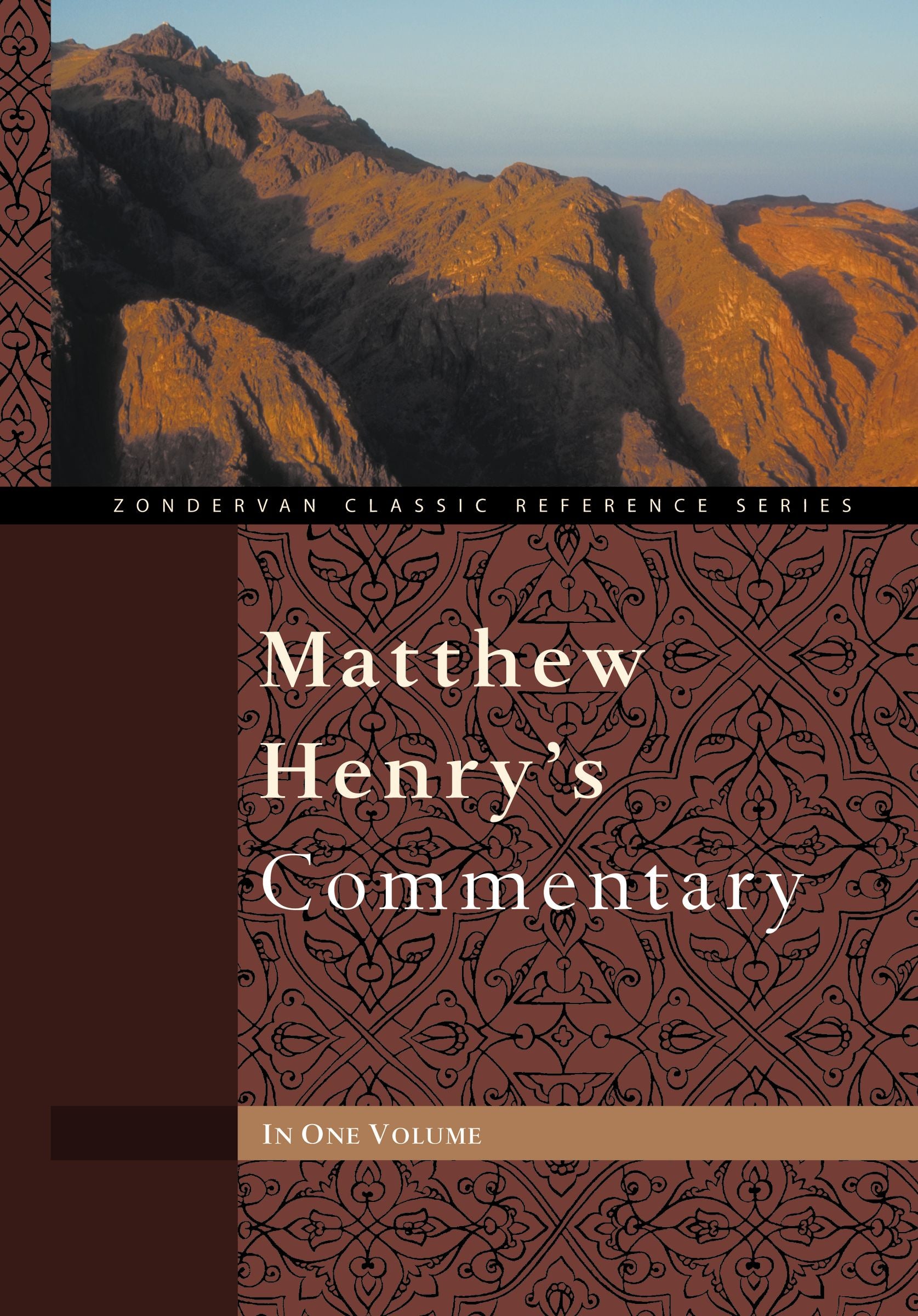 Matthew Henry's Commentary on the Whole Bible (Zondervan Classic Reference Series)