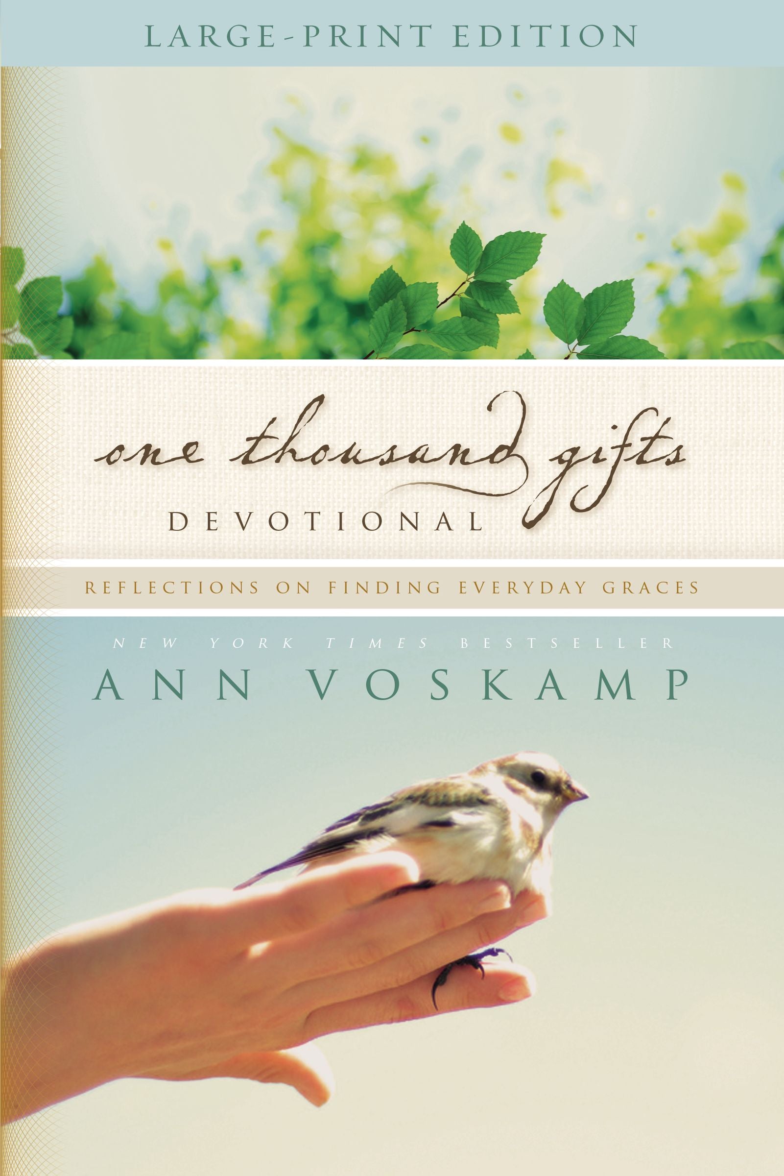 One Thousand Gifts Devotional (Large Print)