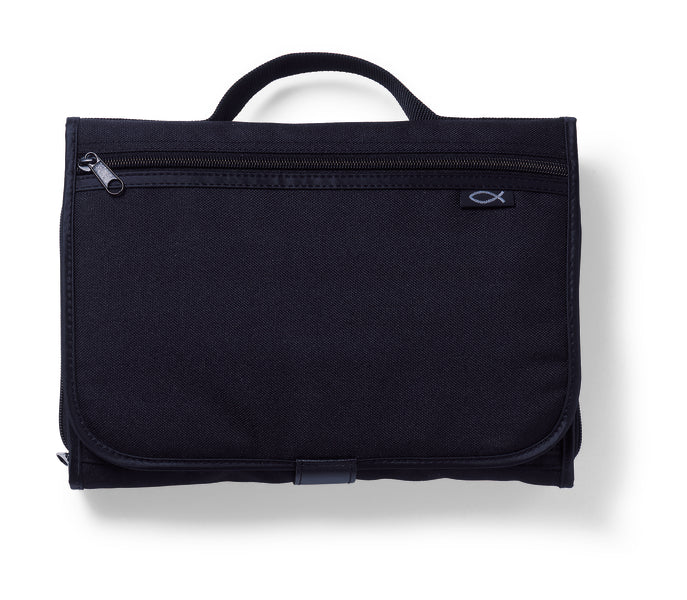 Bible Cover Tri-Fold Organizer Black 2xlarge (Xxl)