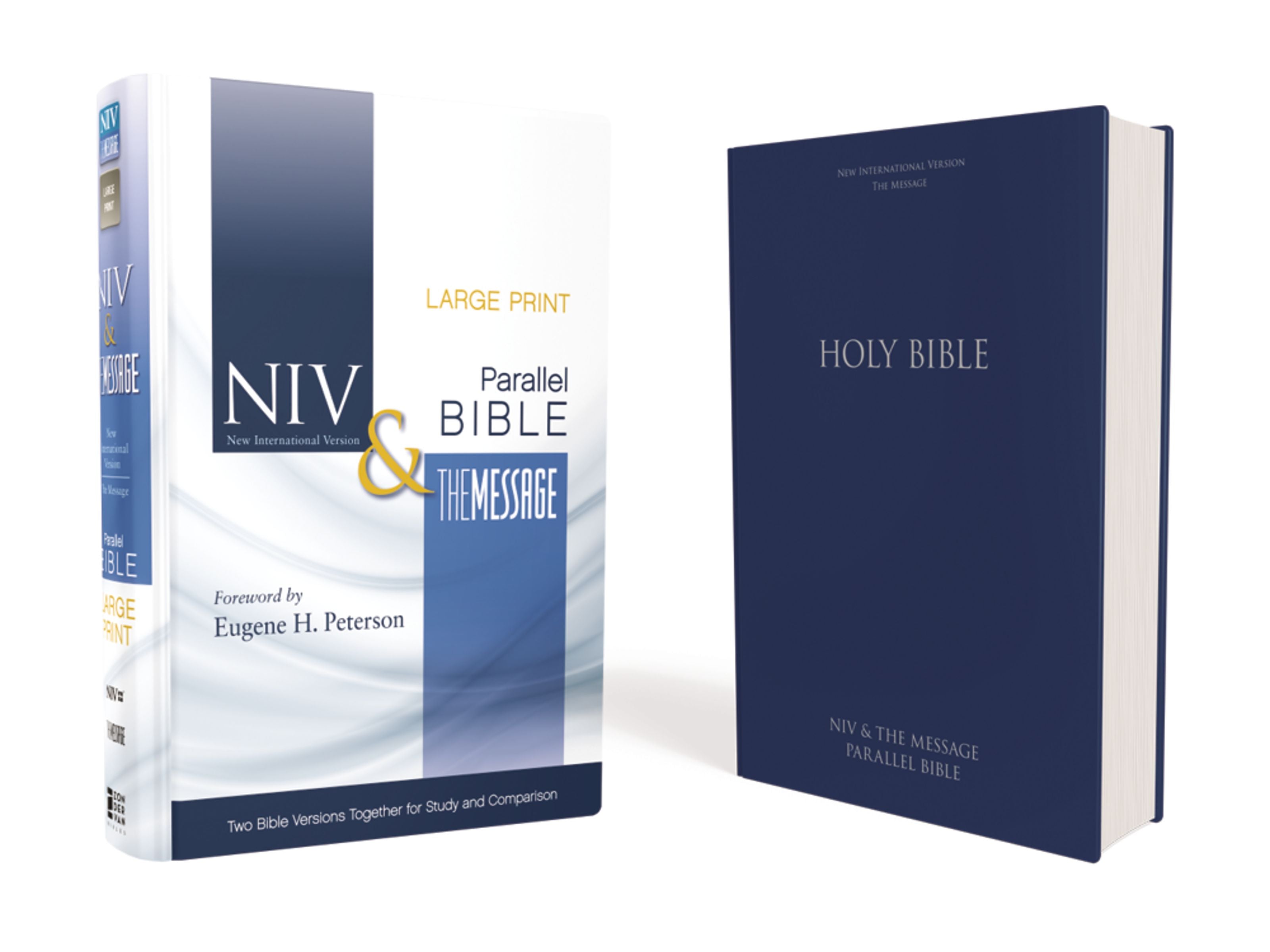 NIV the Message Parallel Bible Large Print (Black Letter Edition)