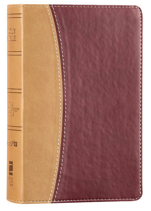 Amplified Holy Bible Compact Camel\Burgundy (Black Letter Edition)