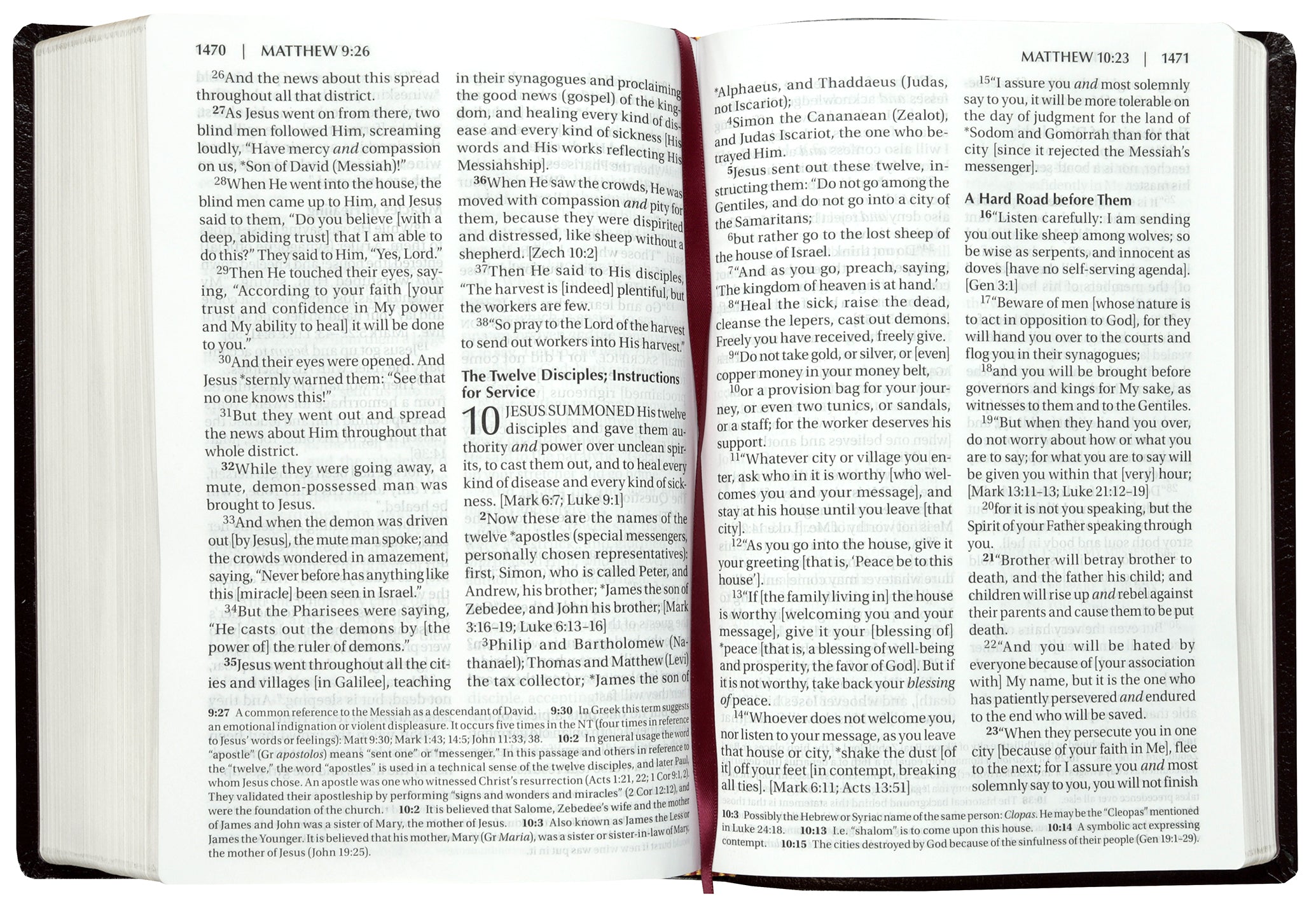 Amplified Holy Bible Large Print Burgundy (Black Letter Edition)