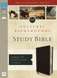 NIV Cultural Backgrounds Study Bible Indexed (Red Letter Edition)