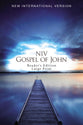 NIV Gospel of John Reader's Edition Large Print Blue Pier (Black Letter Edition)
